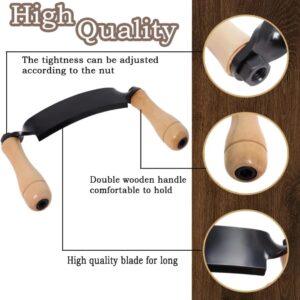 FELLED Heavy-Duty 8-Inch Curved Draw Shave Knife