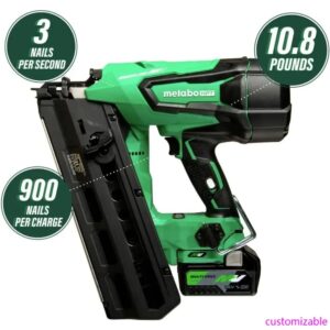 Metabo HPT MultiVolt 36V/18V Cordless Strip Nailer