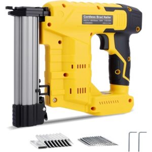 Dudisi Professional Cordless 2-in-1 Brad Nailer & Stapler