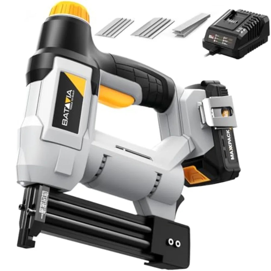 BATAVIA Professional 18V Cordless 2-in-1 Brad Nailer & Stapler
