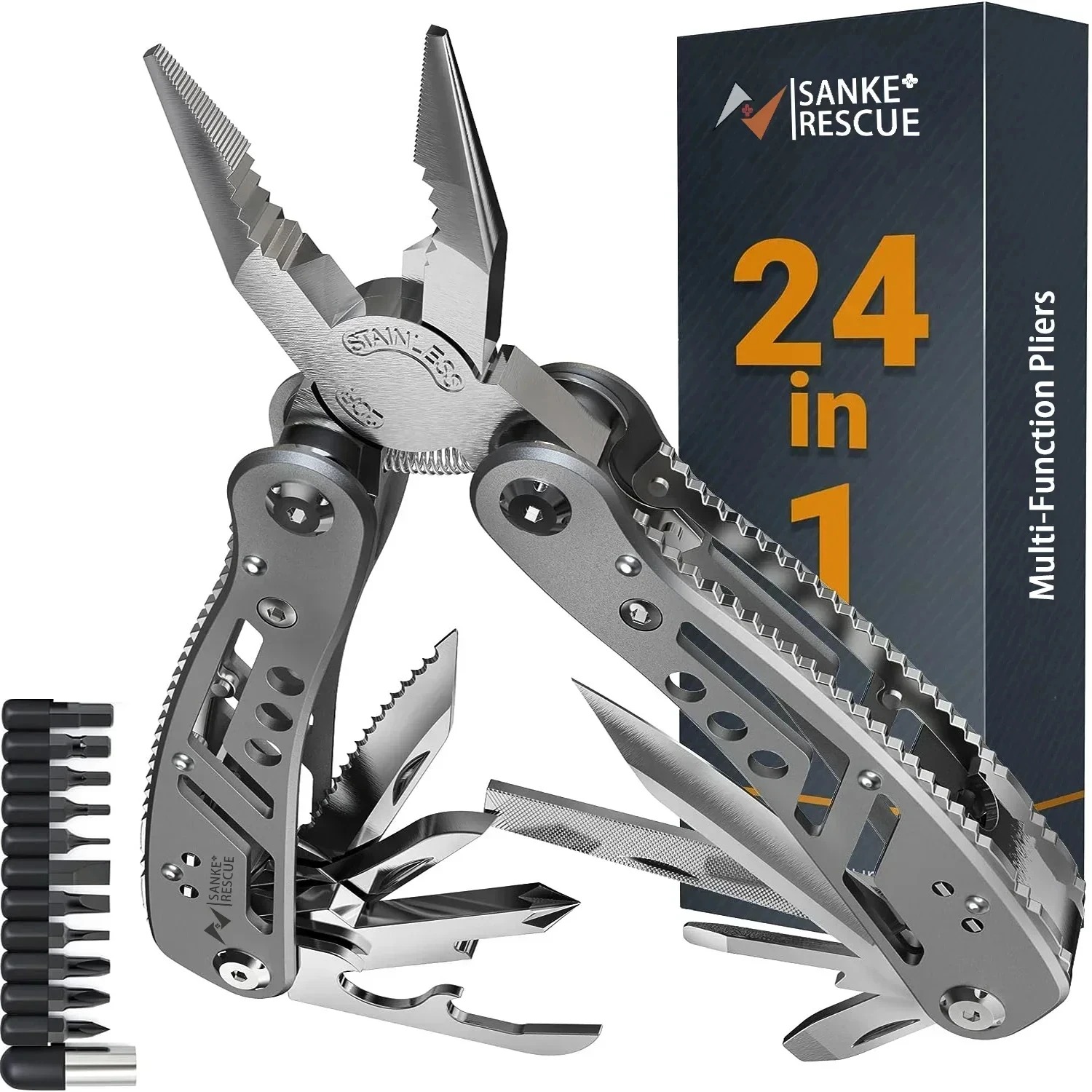 SANKE RESCUE Heavy-Duty Stainless Steel Multi-Tool