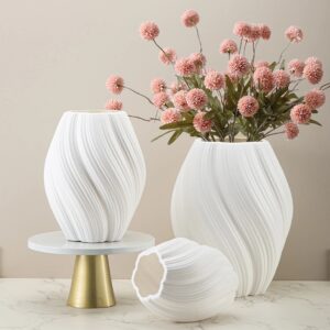 AZURA Modern Geometric Ceramic Vase