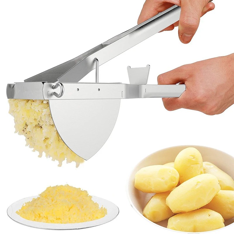 StahlEdge Pro-Press Potato Ricer – Heavy-Duty Stainless Steel Masher with - Image 2