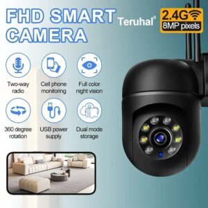 VisionGuard Dual-Lens 4K Ultra HD WiFi Security Camera