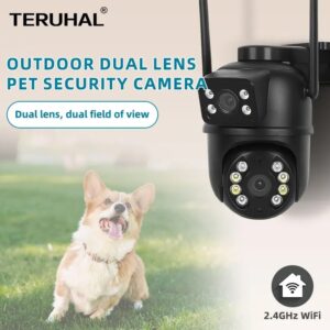 VisionGuard Dual-Lens 4K Ultra HD Outdoor Security Camera