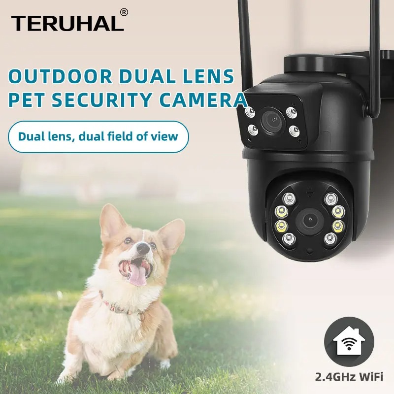 VisionGuard Dual-Lens 4K Ultra HD Outdoor Security Camera