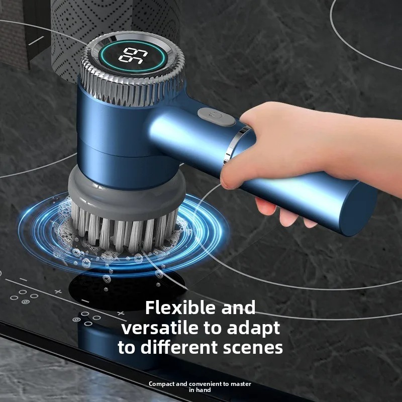 SwiftScrub Speed Electric Spin Scrubber with LED Display