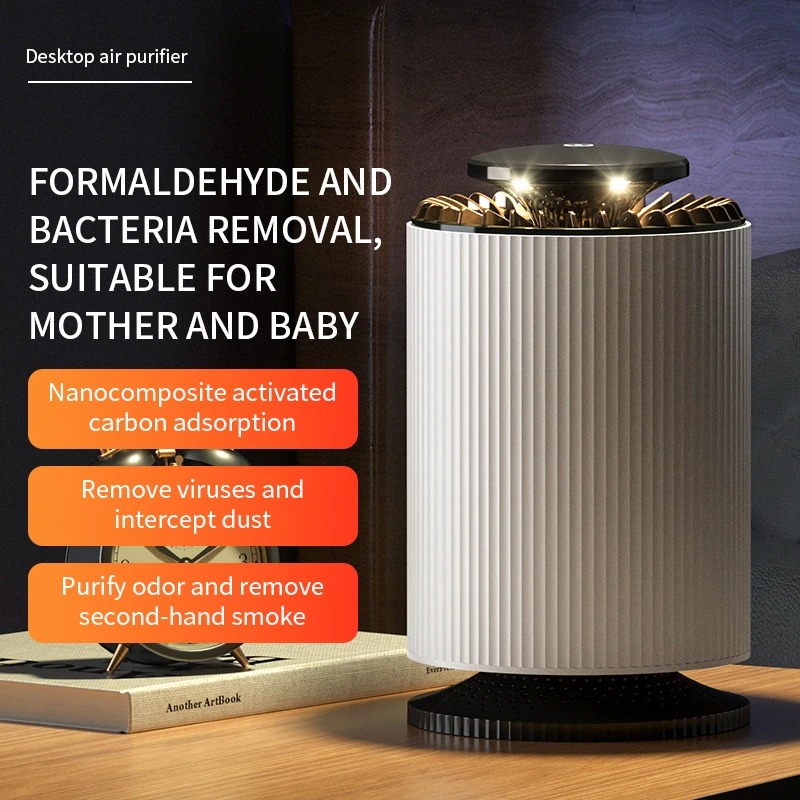 AquaZen Desktop Air Purifier – Nano-Carbon Formaldehyde & Odor Remover - Image 3