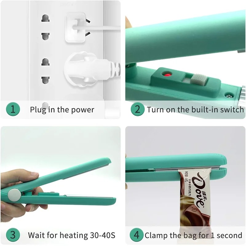 ZipPulse Precision Mini Sealer – 1-Second Airtight Heat Sealing Tool - Image 2