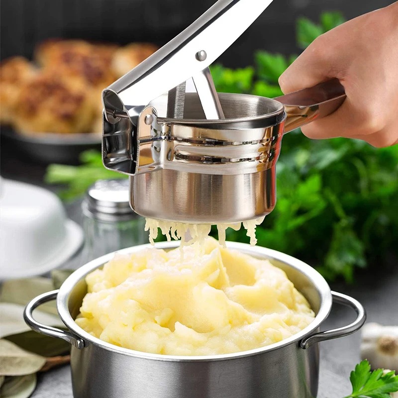 StahlEdge Pro-Press Potato Ricer – Heavy Duty Stainless Steel Masher - Image 3