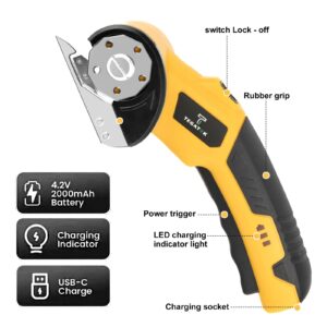 TEGATOK Cordless Electric Power Scissors