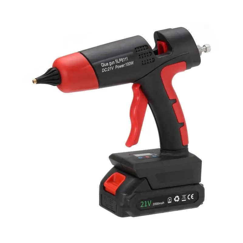 SeeSii Professional 21V Cordless Hot Melt Glue Gun Kit