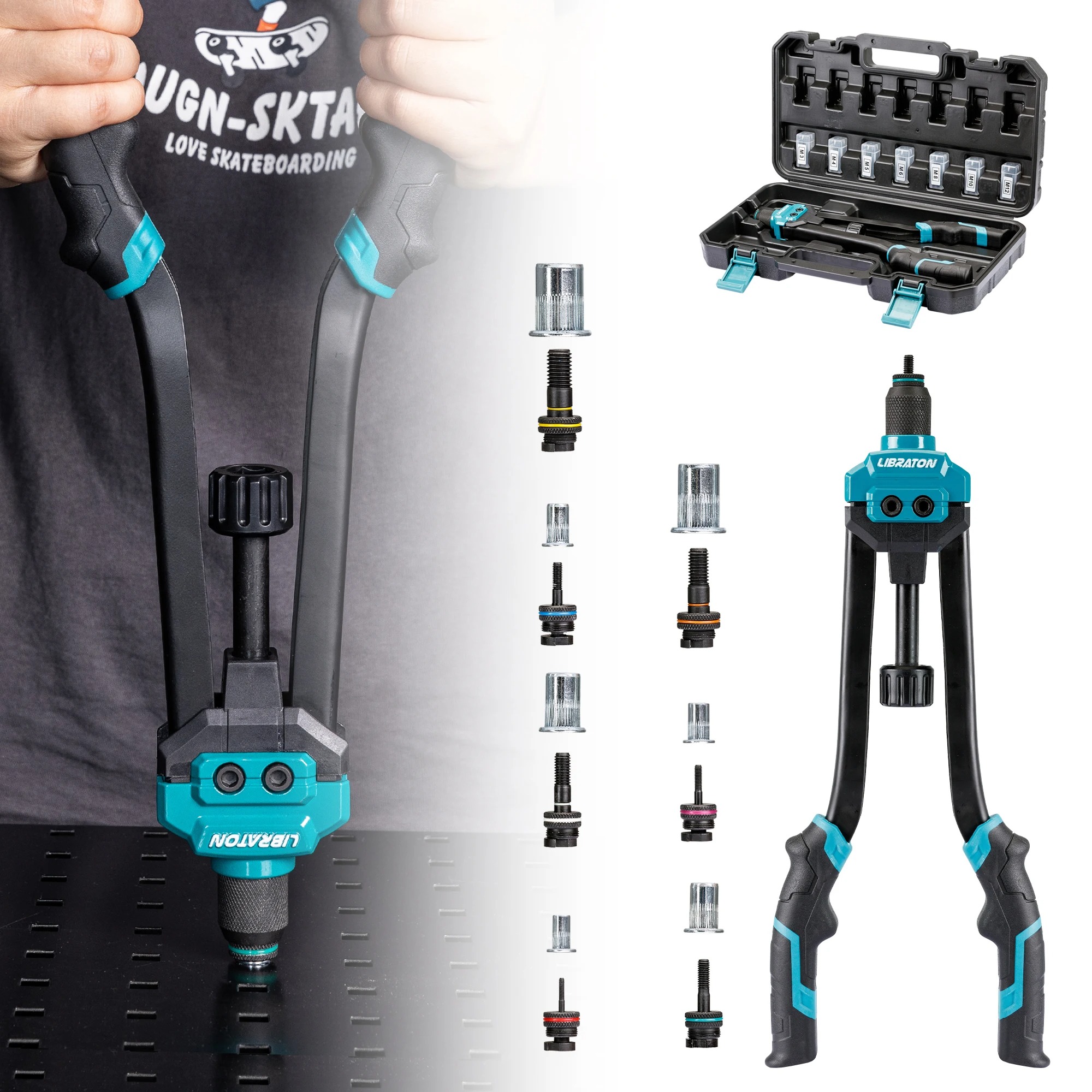 SKILProfessional 16-Inch Heavy-Duty Rivet Nut Tool - Image 2