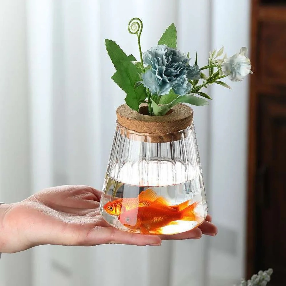 AZURA Harmony Glass Nano-Aquarium & Floral Vase - Image 4