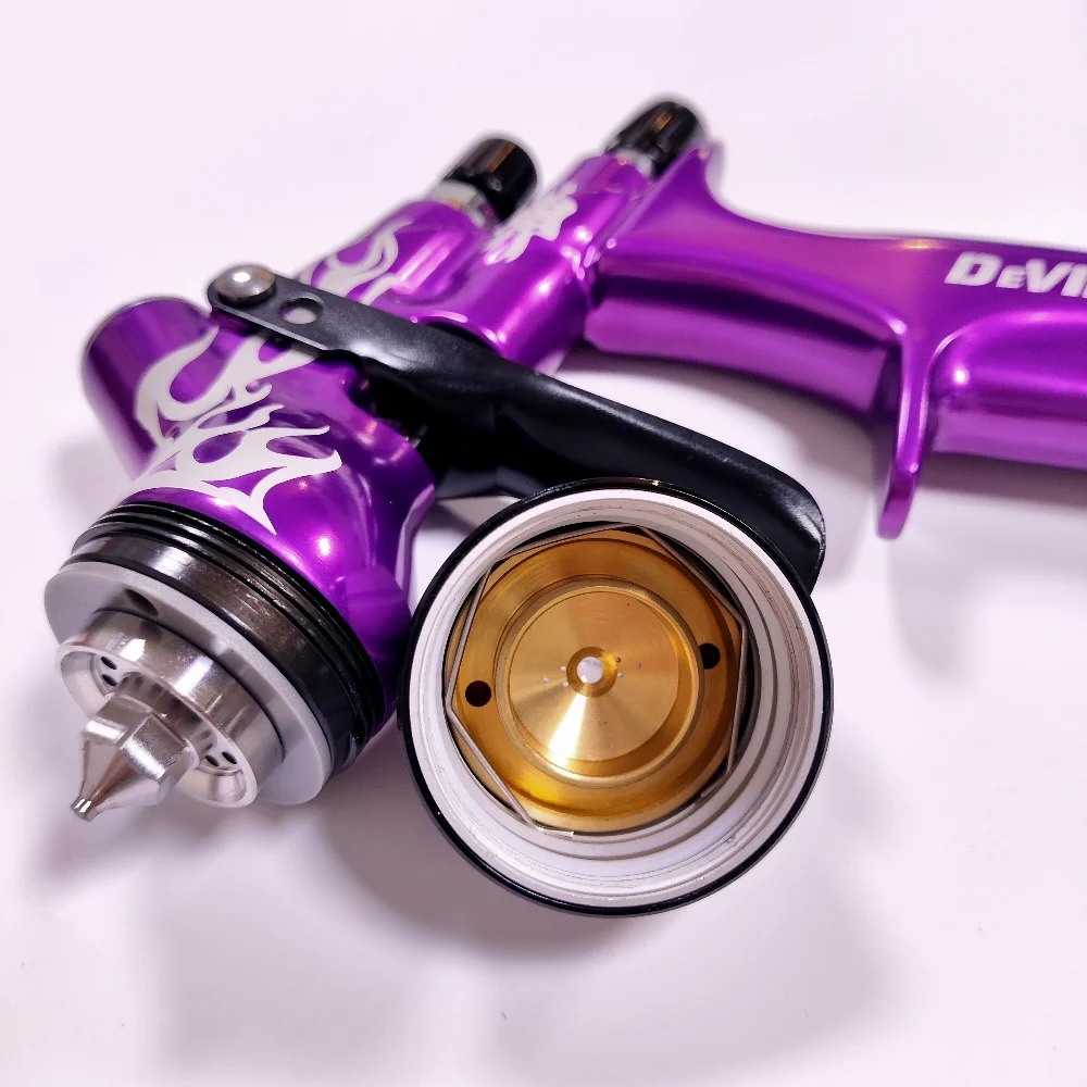 DEVIDISS Custom Edition Purple Anodized Paint Gun - Image 3