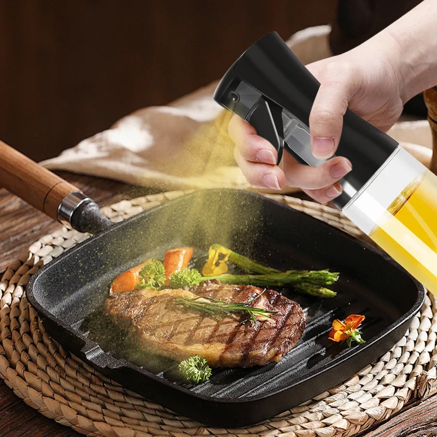 MistVibe Ultra-Fine Oil Sprayer – Ergonomic Culinary Mister for Air Frying & Salads - Image 4