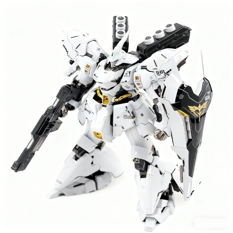 Bandai Sazabi (Custom White & Gold Ver.) - Image 4