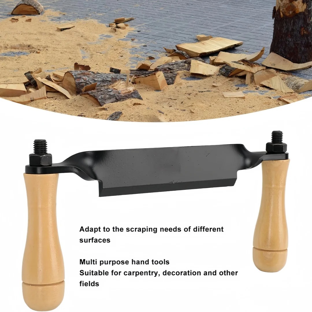 FELLED Heavy-Duty 8-Inch Curved Draw Shave Knife - Image 3