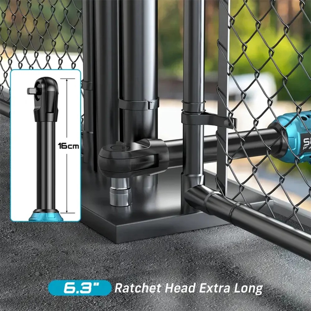 SeeSii 21V Professional Extra-Long Cordless Ratchet Wrench - Image 3