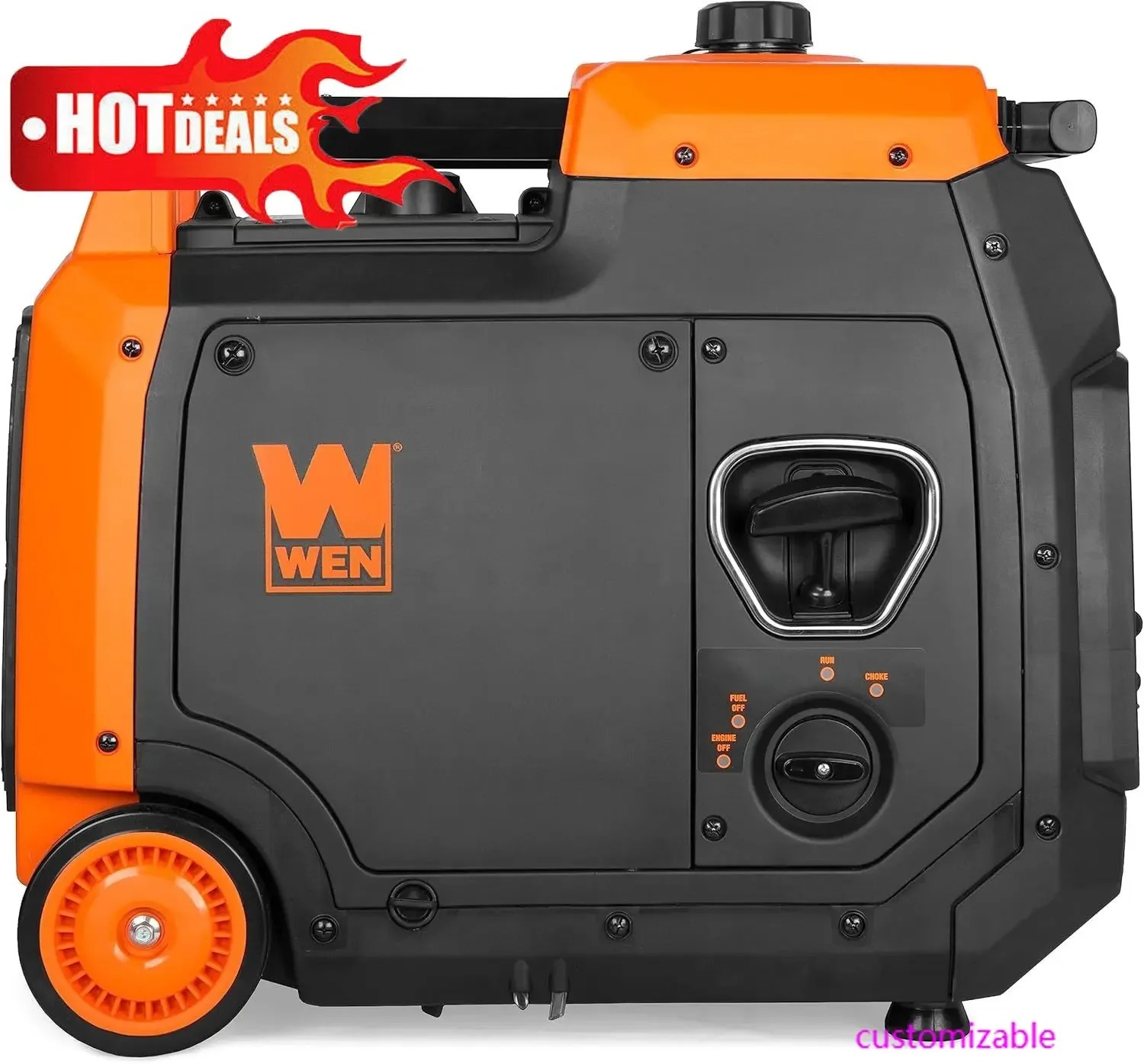 WEN 4800W Portable Super Quiet Inverter Generator - Image 4