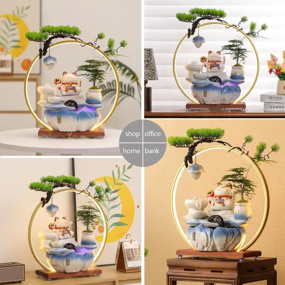 ZENFLOW Fountain with LED Halo - Image 4