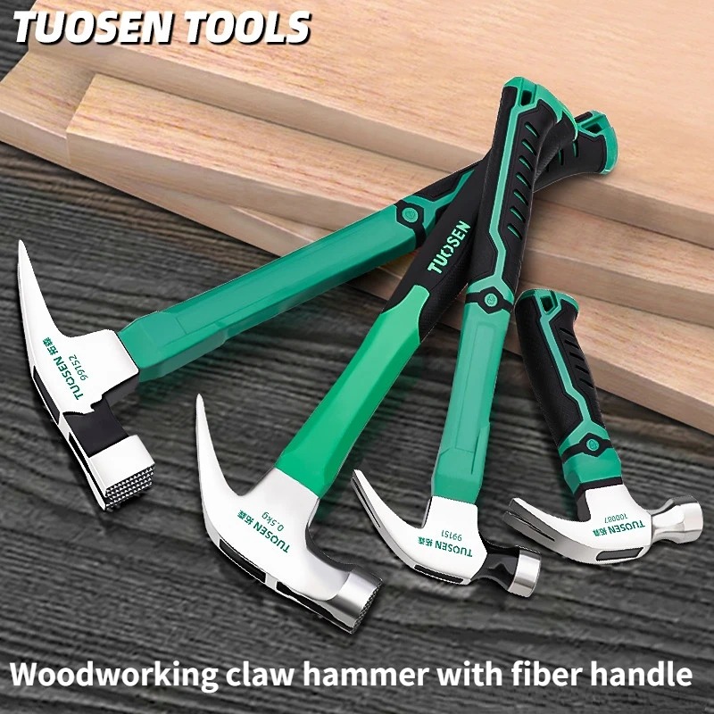 TUOSEN Professional Magnetic Claw Hammer with Nail Starter - Image 3