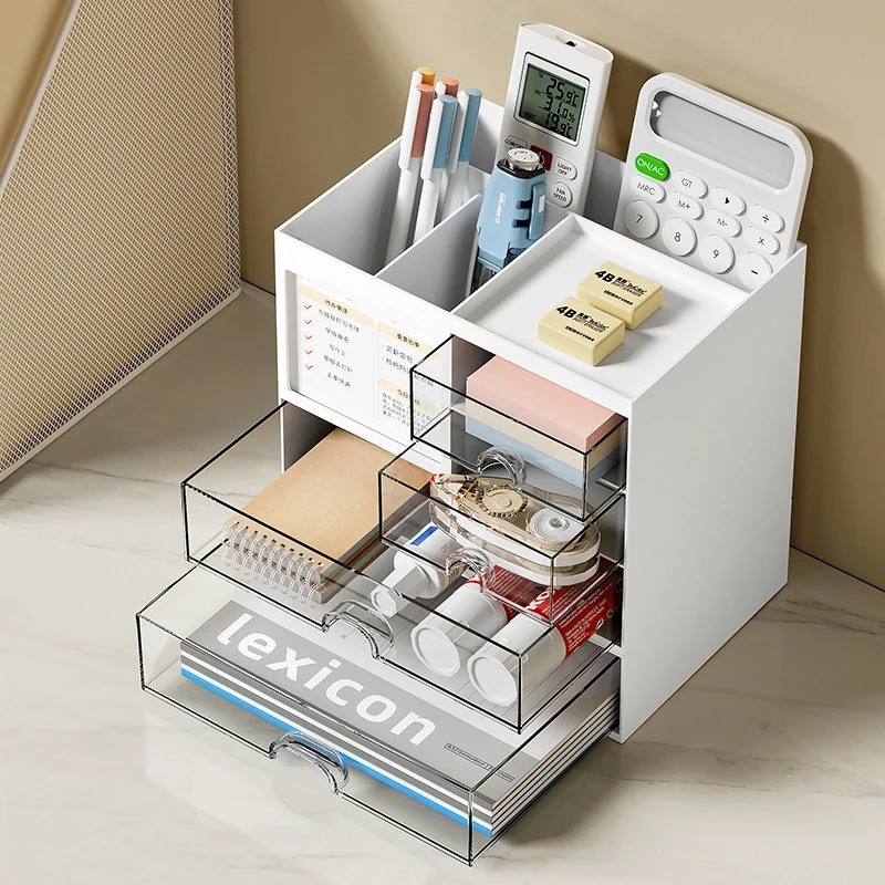 AZURA Multi-Drawer Desktop Stationery Station