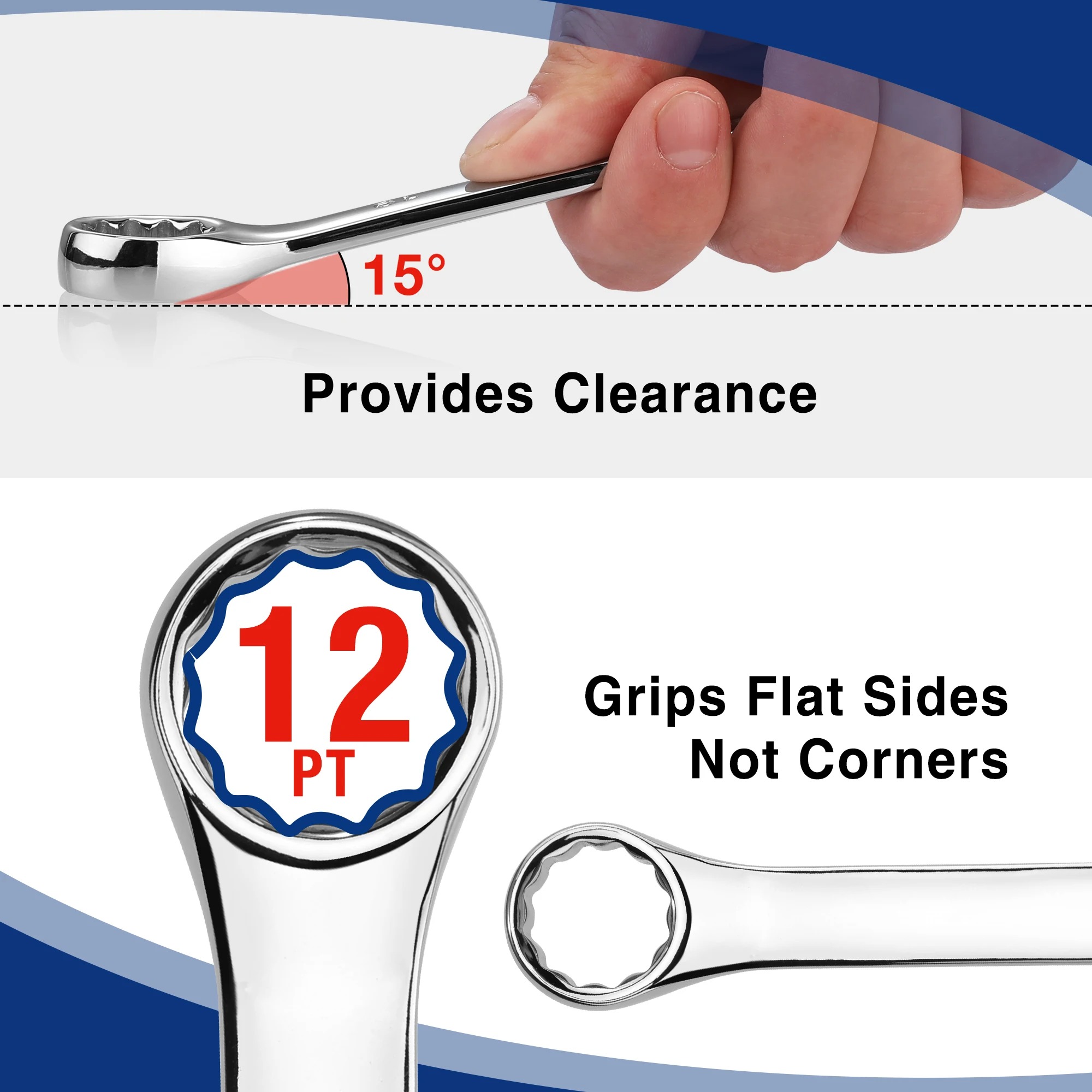 WORKPRO 32-Piece Master Combination Wrench Set - Image 4