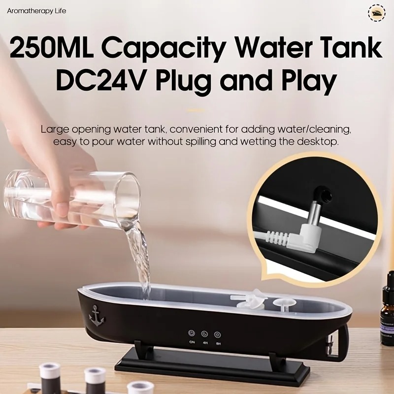 SteamVoyagecOcean Jellyfish Mist Ship Humidifier and Diffuser - Image 3
