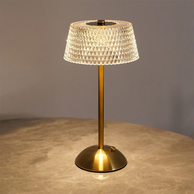 AuraBeam Radiant Prism Cordless Touch Table Lamp - Image 4