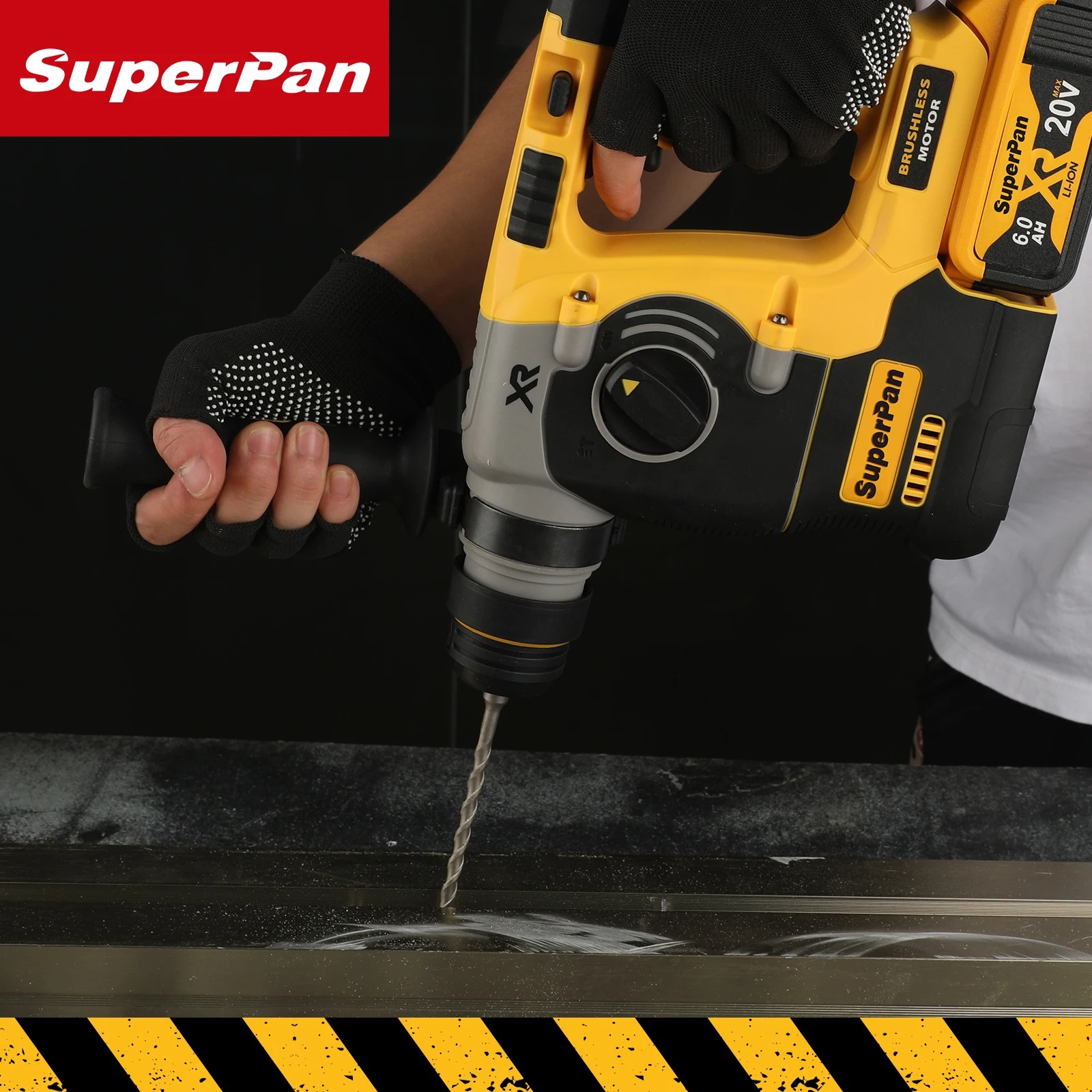 SuperPan 360° Rotating Handle Cordless Rotary Hammer - Image 6