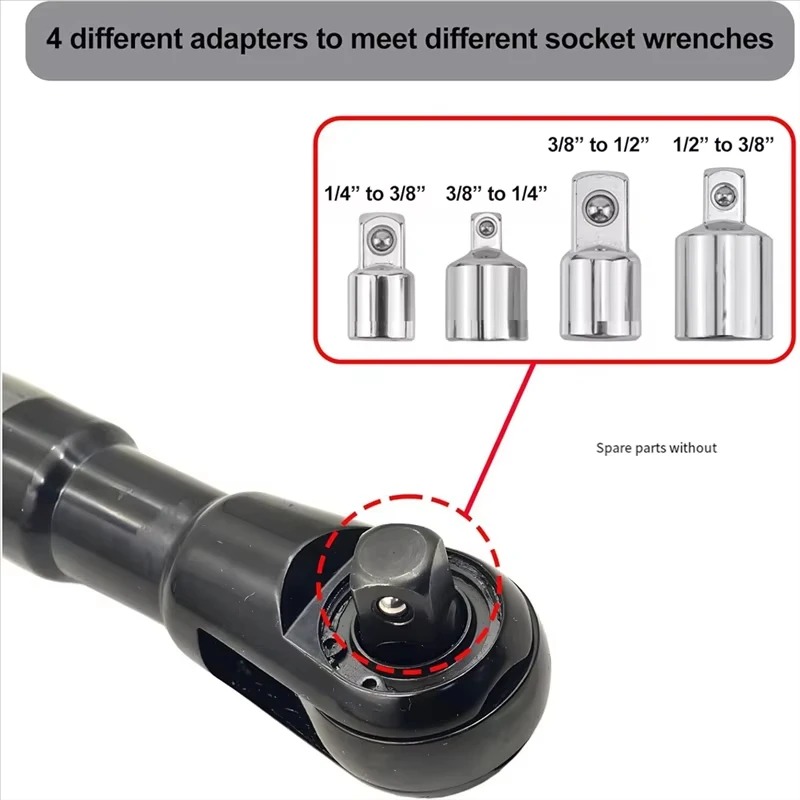 SeeSii Industrial 5-Piece Drive Socket Adapter & Reducer Set - Image 5