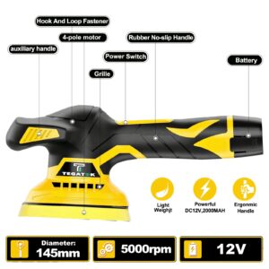 TEGATOK Cordless Car Polisher & Buffer Kit