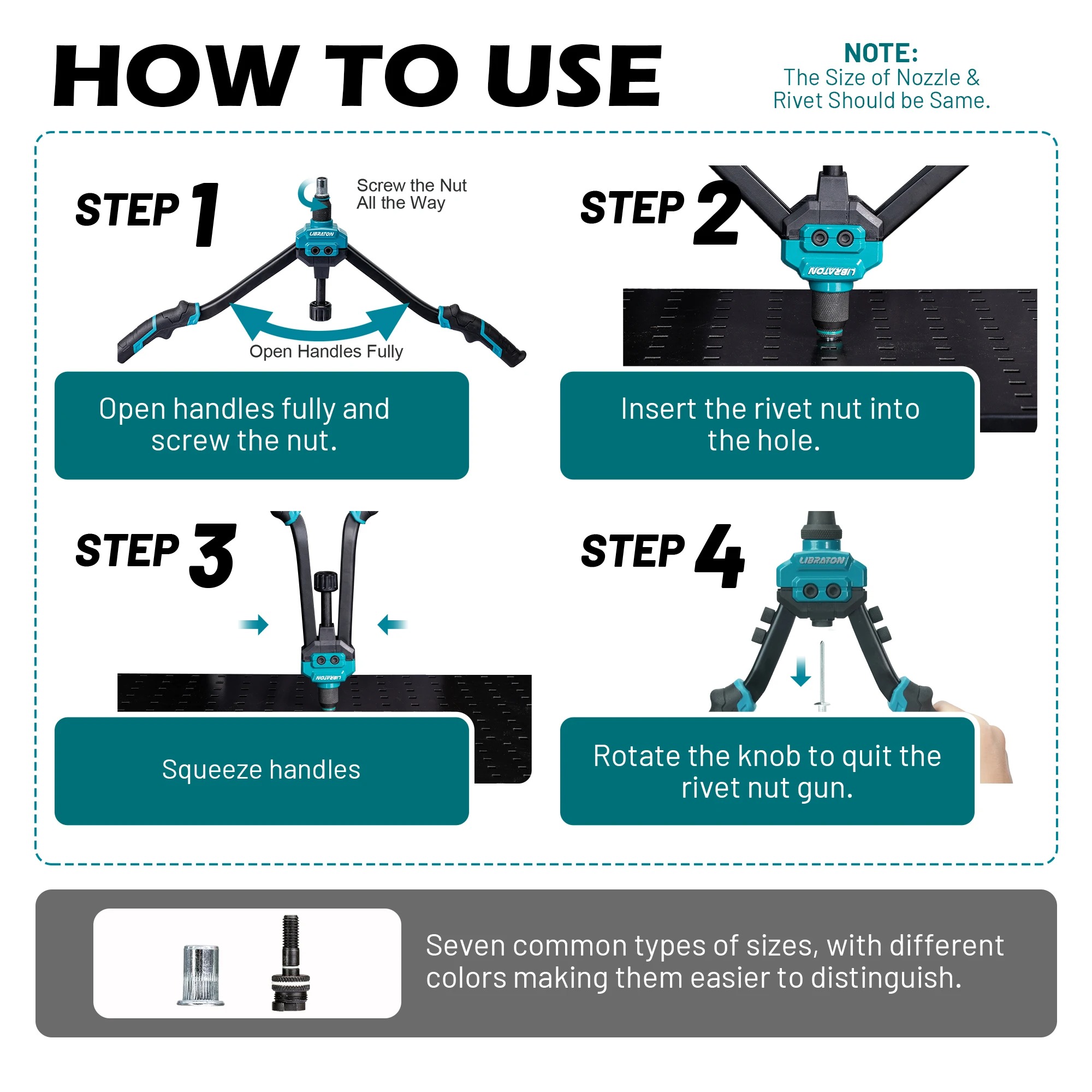 SKILProfessional 16-Inch Heavy-Duty Rivet Nut Tool - Image 5