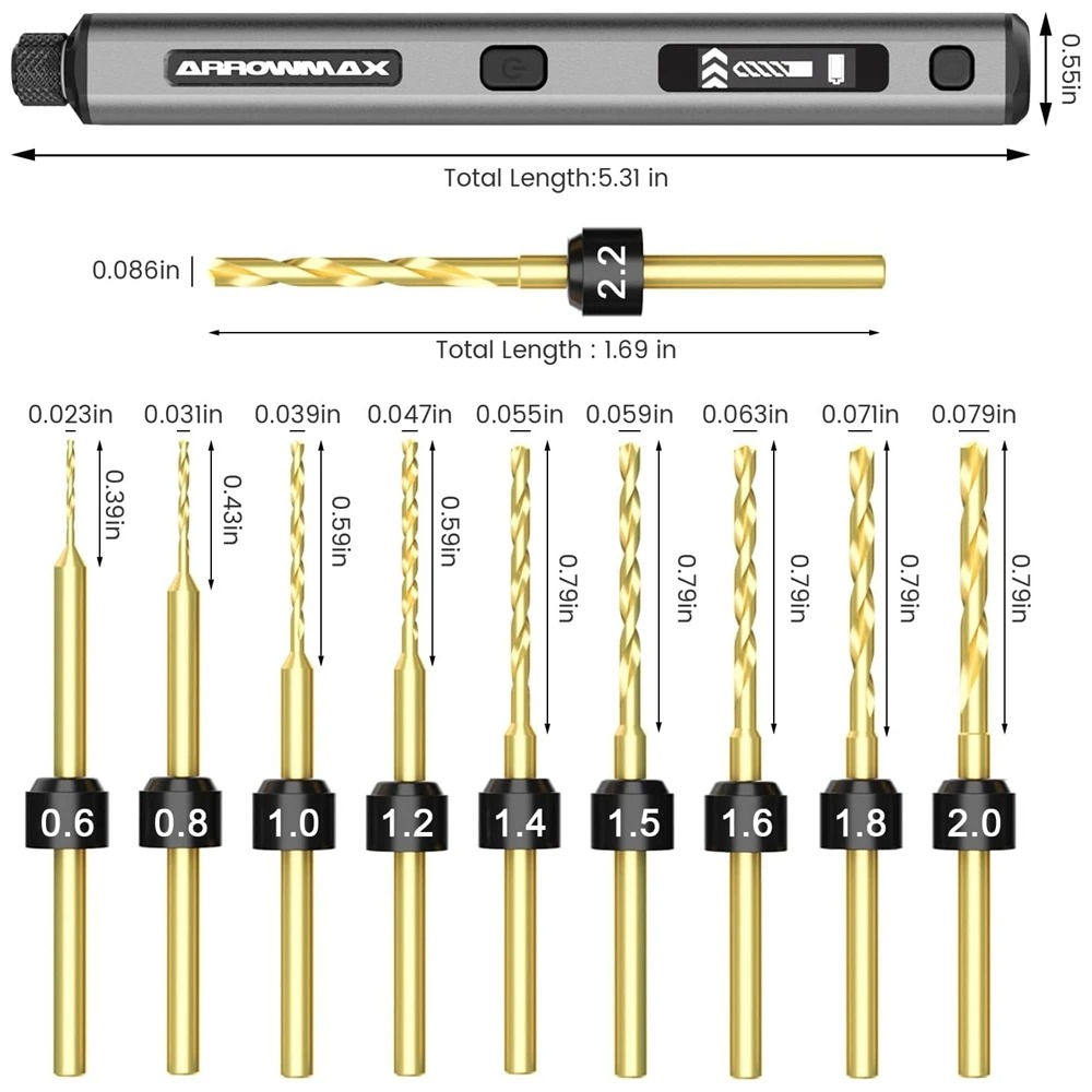 ARROWMAX SDS Ultra Electric Precision Craft Drill - Image 5