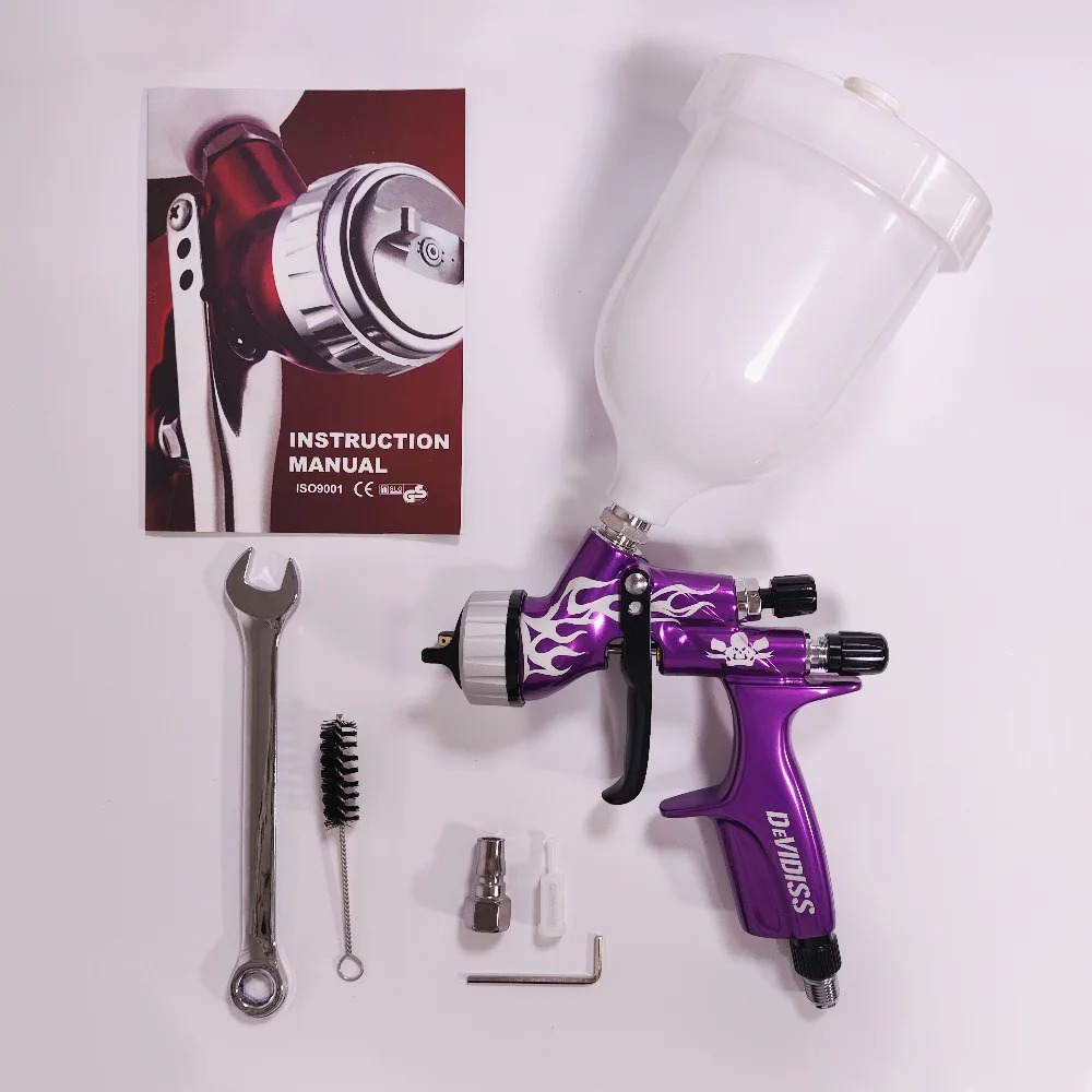 DEVIDISS Custom Edition Purple Anodized Paint Gun - Image 6