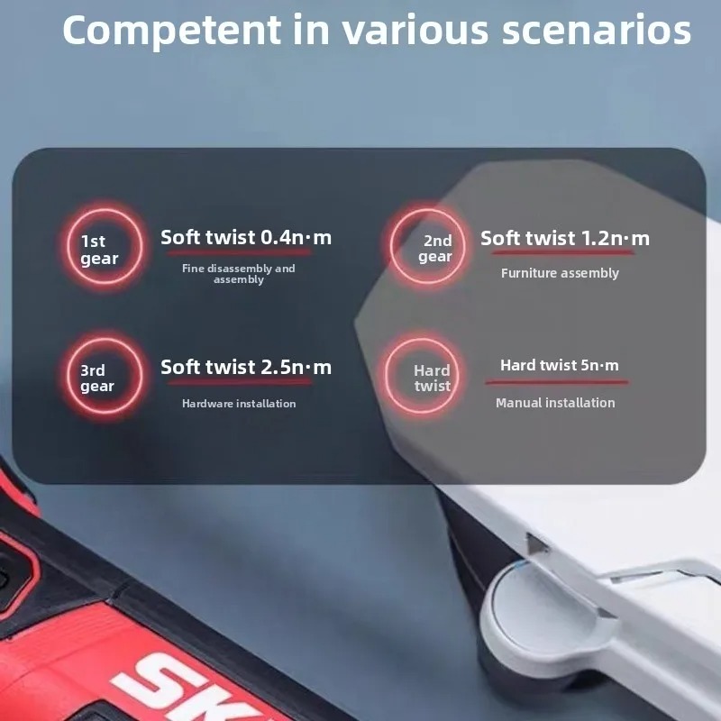 SKIL 4V Pivot Grip Cordless Rechargeable Screwdriver - Image 7