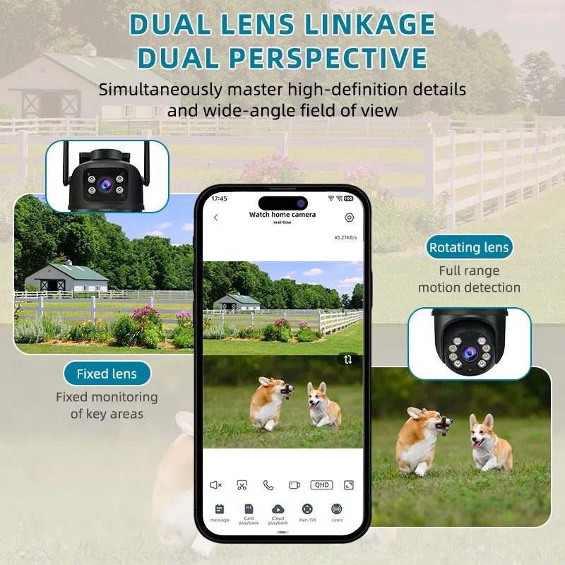 VisionGuard Dual-Lens 4K Ultra HD Outdoor Security Camera - Image 6