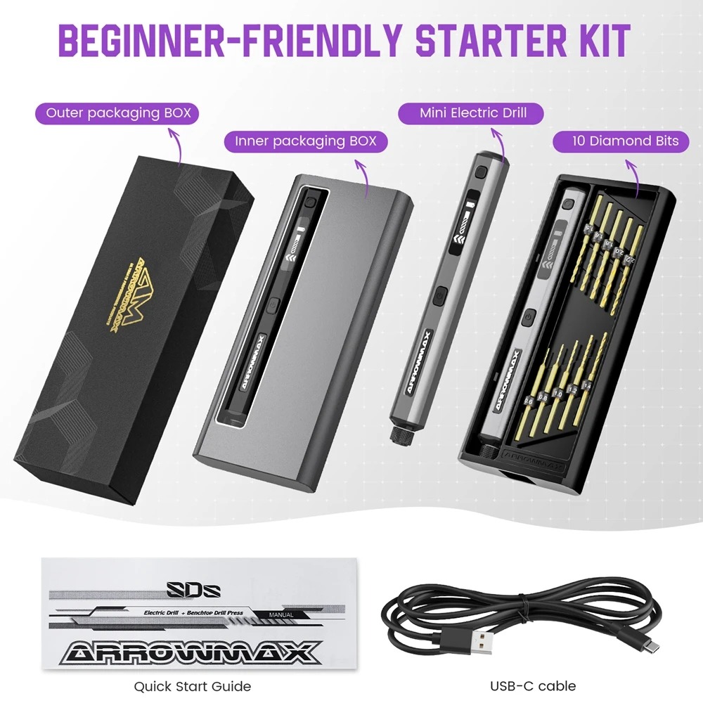 ARROWMAX SDS Ultra Electric Precision Craft Drill - Image 7