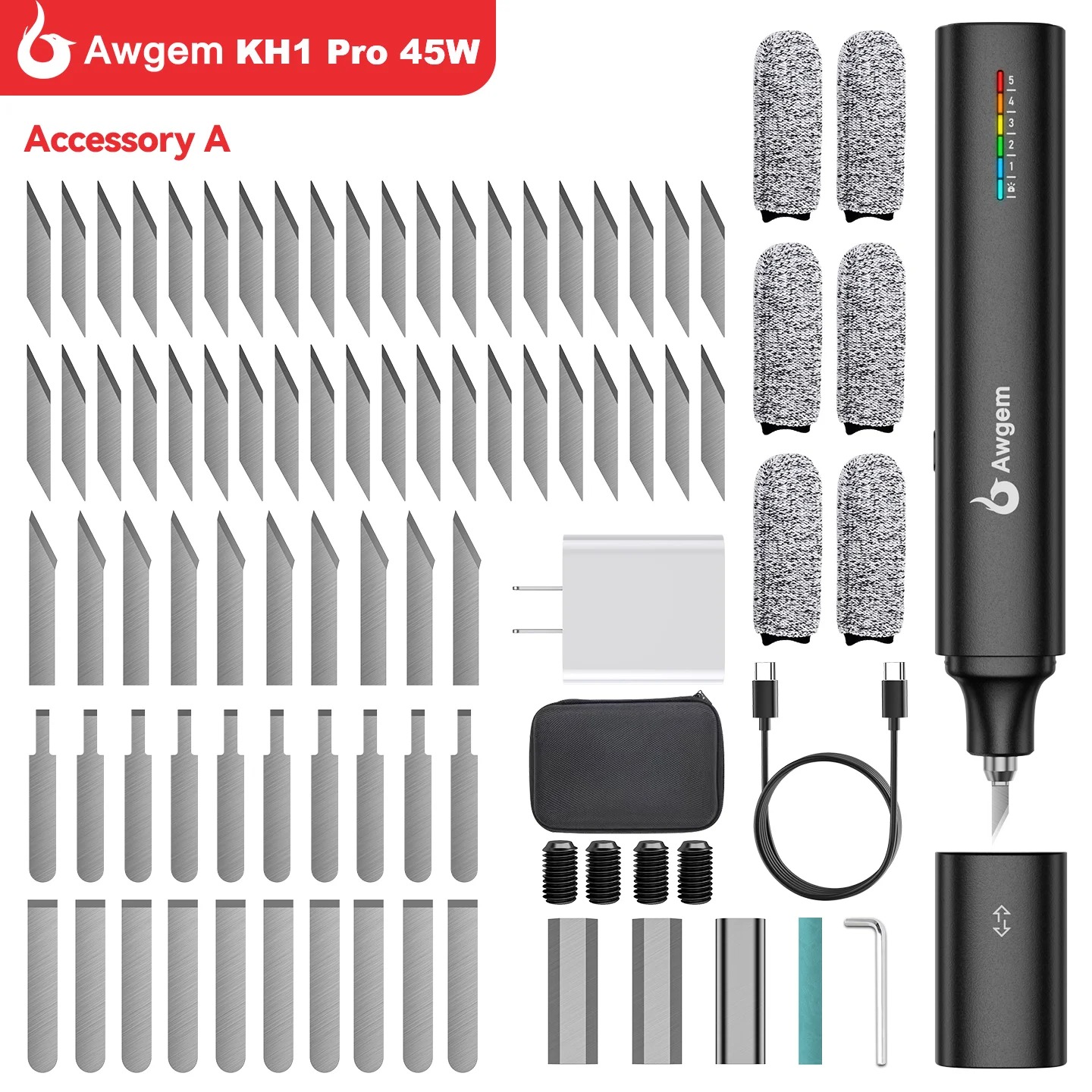 Awgem 45W Ultrasonic Precision Cutting & Polishing Knife - Image 8