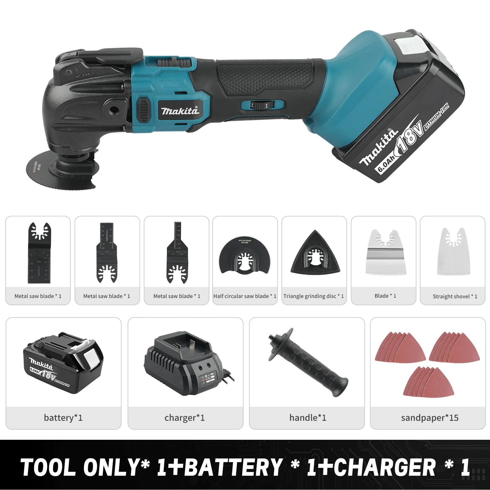 Makita Professional 18V Cordless Oscillating Multi-Tool - Image 5