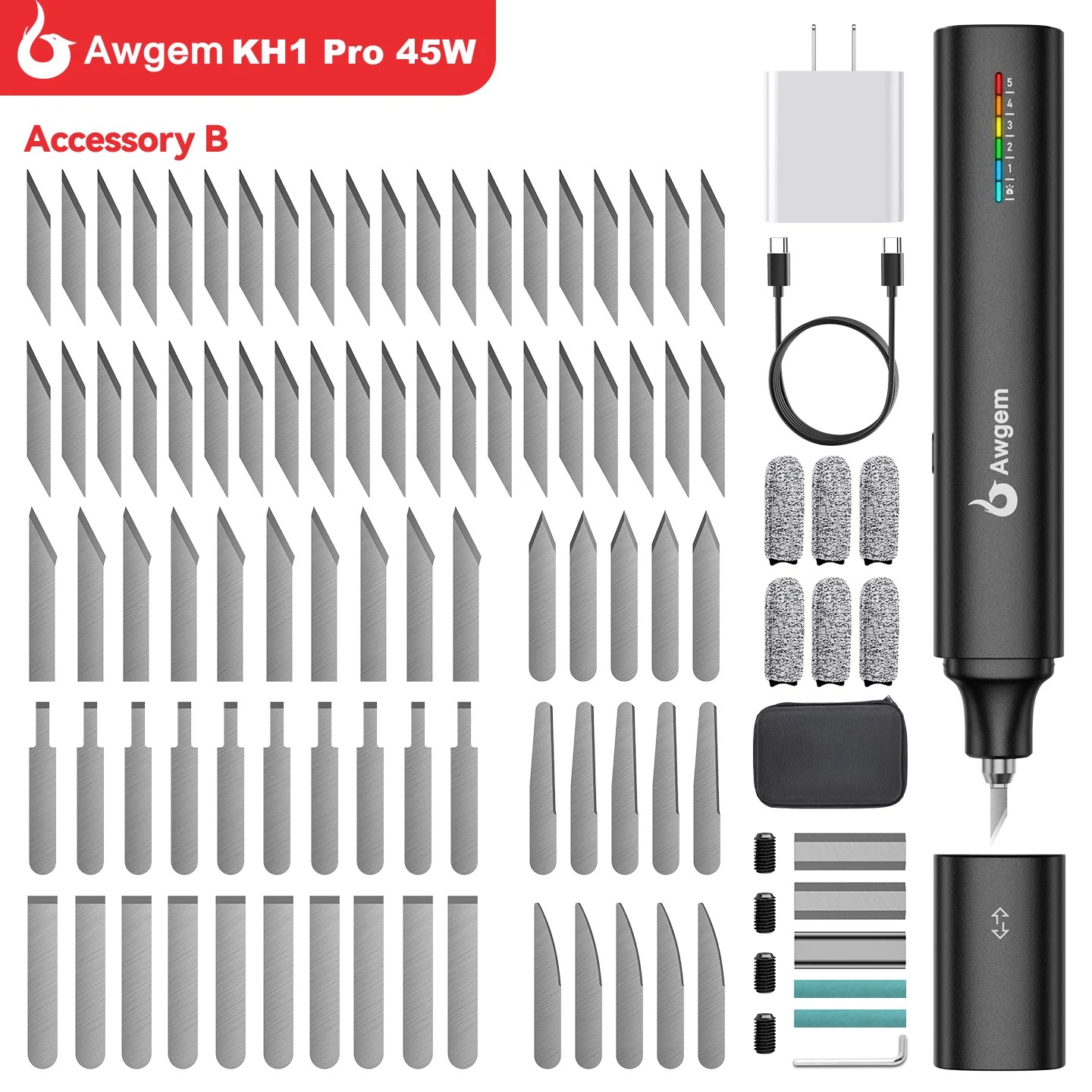 Awgem 45W Ultrasonic Precision Cutting & Polishing Knife - Image 9